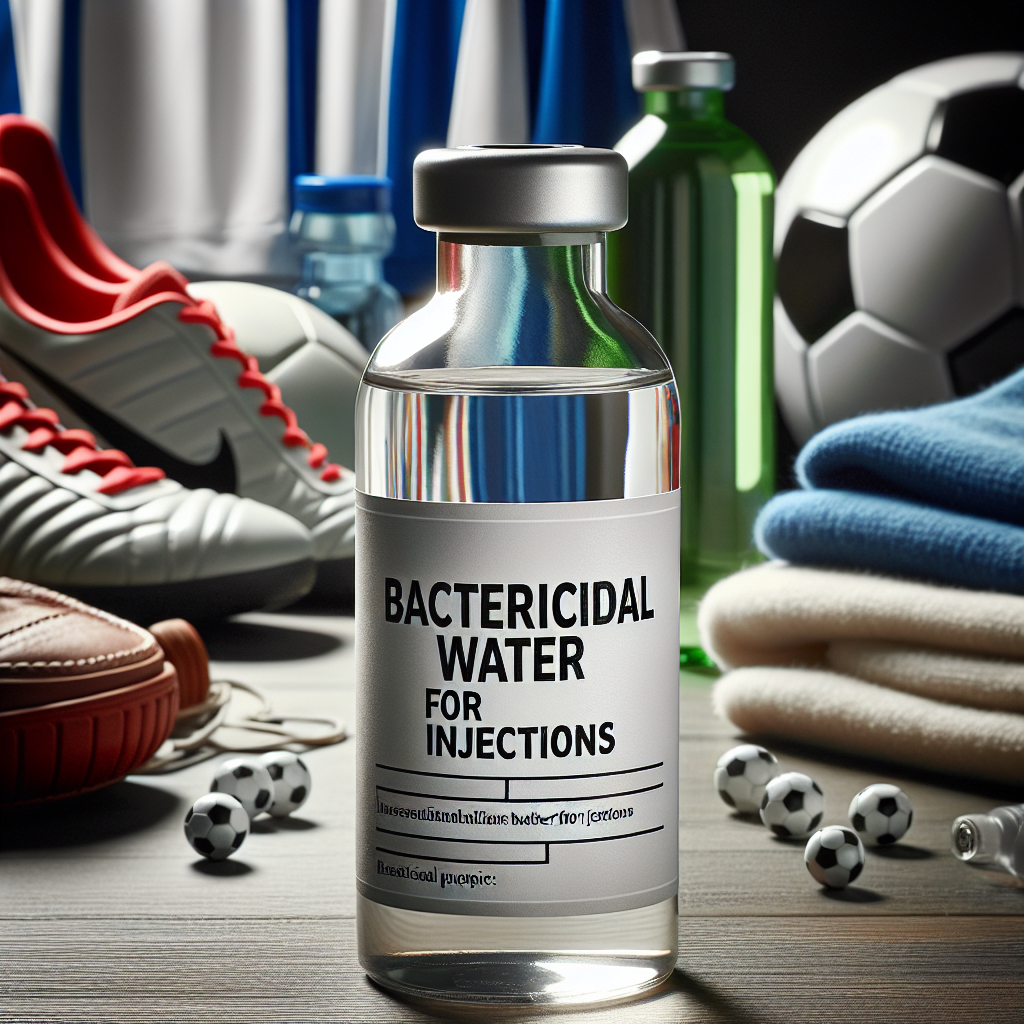 Acqua battericida per iniezioni: un supporto indispensabile per la salute e il benessere degli sportivi