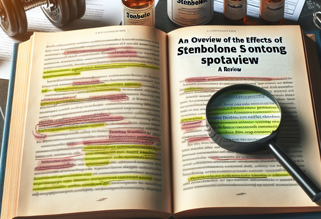 Gli effetti della Stenbolone sull'allenamento sportivo: una revisione