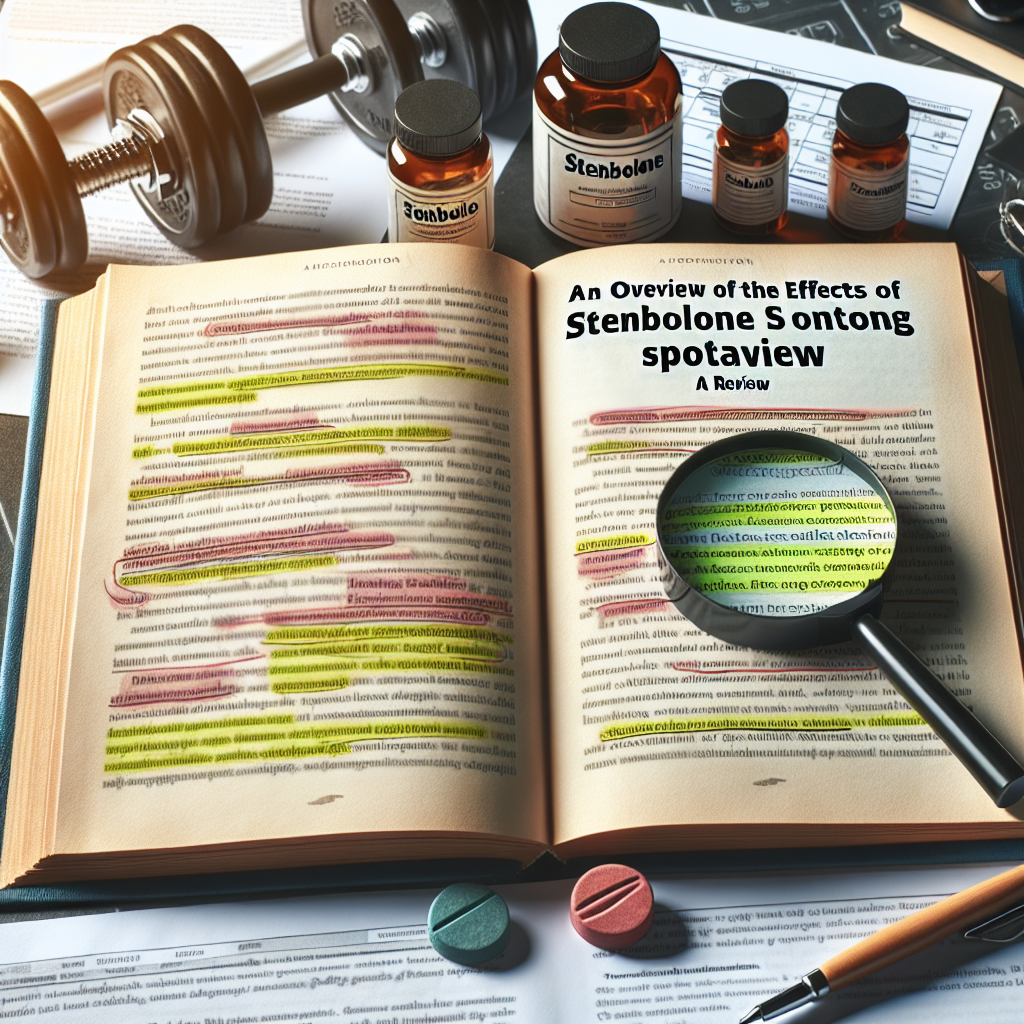 Gli effetti della Stenbolone sull'allenamento sportivo: una revisione