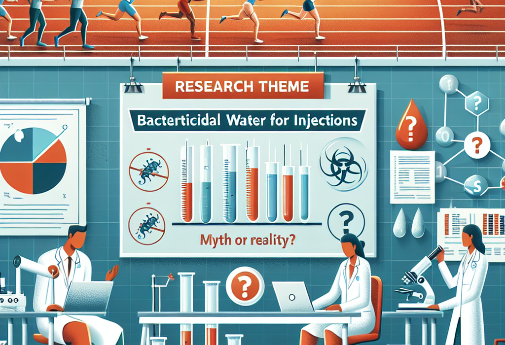 Acqua battericida per iniezioni e prestazioni sportive: mito o realtà?